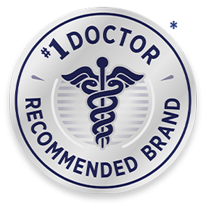 #1 Doctor Recommended Brand*